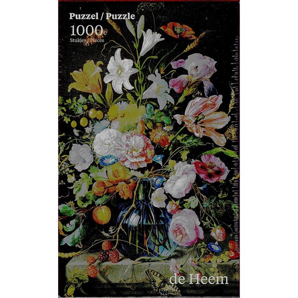 PuzzelMan (760) - Jan Davidsz de Heem: "Vase with Flowers" - 1000 pieces puzzle