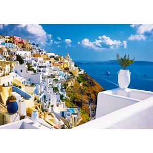 Trefl (26119) - "Santorini, Greece" - 1500 pieces puzzle