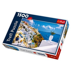 Trefl (26119) - "Santorini, Greece" - 1500 pieces puzzle