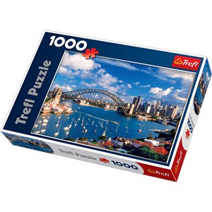 Trefl (10206) - "Port Jackson, Sydney" - 1000 pieces puzzle