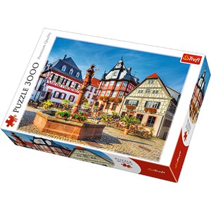Trefl (33052) - "Market Square, Heppenheim, Germany" - 3000 pieces puzzle