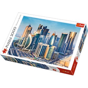 Trefl (27084) - "Doha, Qatar" - 2000 pieces puzzle