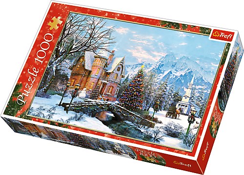 Trefl (10439) - Dominic Davison: "Winter landscape" - 1000 pieces puzzle