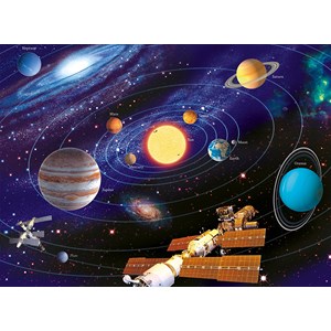 Ravensburger (12796) - "The Solar System" - 200 pieces puzzle