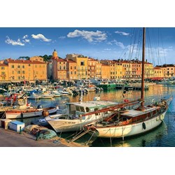 Trefl (26130) - "Old Port in Saint-Tropez" - 1500 pieces puzzle