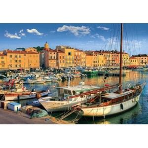 Trefl (26130) - "Old Port in Saint-Tropez" - 1500 pieces puzzle