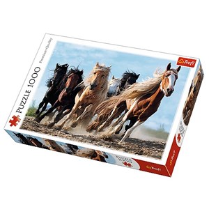Trefl (10446) - "Galloping Horses" - 1000 pieces puzzle