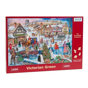 The House of Puzzles (3701) - "Victorian Green" - 1000 pieces puzzle