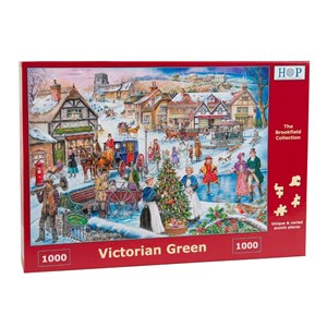 The House of Puzzles (3701) - "Victorian Green" - 1000 pieces puzzle