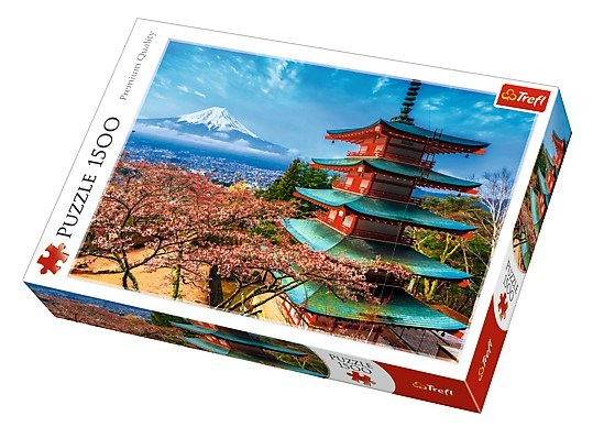 Trefl (26132) - "Mount Fuji" - 1500 pieces puzzle