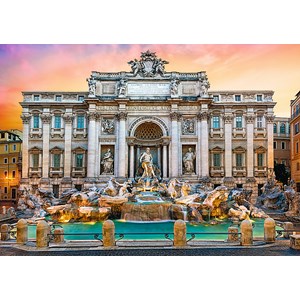 Trefl (37292) - "Fontanna di Trevi, Rome" - 500 pieces puzzle