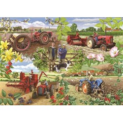 The House of Puzzles (4005) - "Farming Year" - 1000 pieces puzzle