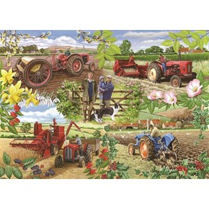 The House of Puzzles (4005) - "Farming Year" - 1000 pieces puzzle