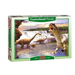 Castorland (B-26999) - "Dinosaurs, Diplodocus" - 260 pieces puzzle