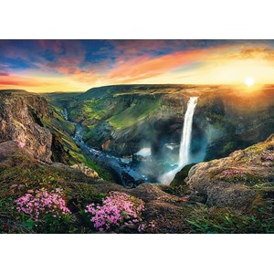 Trefl (27091) - "Haifoss Waterfall, Iceland" - 2000 pieces puzzle