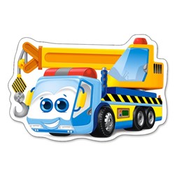 Castorland (B-005024) - "Funny Building Machines" - 3 4 6 9 pieces puzzle