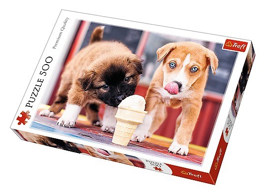 Trefl (37272) - "Ice cream time!" - 500 pieces puzzle