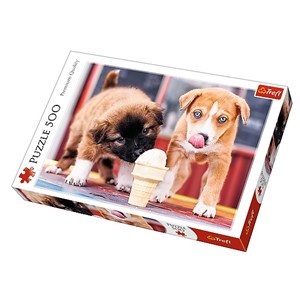 Trefl (37272) - "Ice cream time!" - 500 pieces puzzle