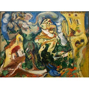 Grafika (00451) - Chaim Soutine: "Le Village, 1923" - 2000 pieces puzzle