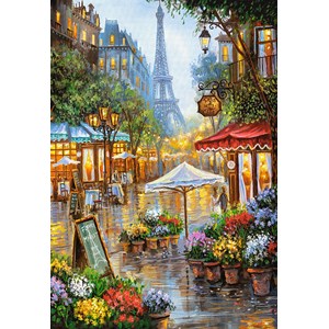 Castorland (C-103669) - "Spring Flowers, Paris" - 1000 pieces puzzle