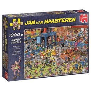 Jumbo (19060) - Jan van Haasteren: "The Roller Disco" - 1000 pieces puzzle