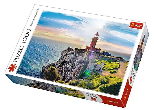 Trefl (10436) - "The Melagavi Lighthouse, Greece" - 1000 pieces puzzle