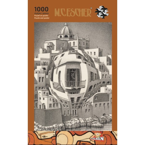 PuzzelMan (864) - M. C. Escher: "Balcon" - 1000 pieces puzzle
