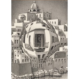 PuzzelMan (864) - M. C. Escher: "Balcon" - 1000 pieces puzzle