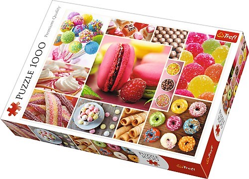 Trefl (10469) - "Candy Collage" - 1000 pieces puzzle