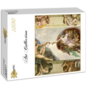 Grafika (00728) - Michelangelo: "Michelangelo, 1508-1512" - 1500 pieces puzzle