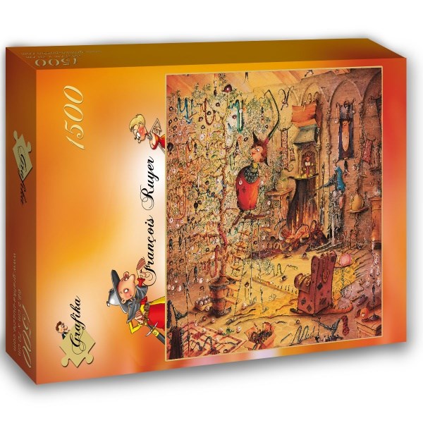 Grafika (02167) - François Ruyer: "Witch" - 1500 pieces puzzle
