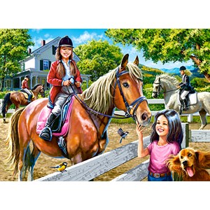 Castorland (B-030095) - "Horse Riding" - 300 pieces puzzle