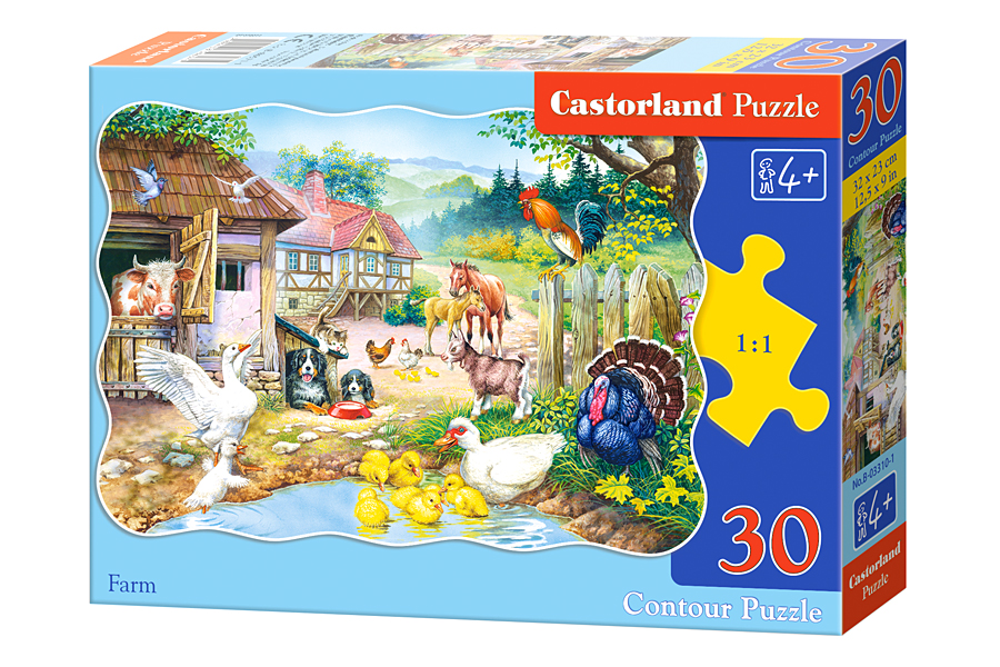 Castorland (B-03310) - "The Farm" - 30 Pieces Puzzle