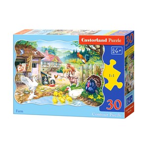 Castorland (B-03310) - "The farm" - 30 pieces puzzle