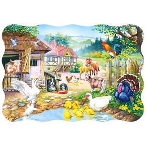Castorland (B-03310) - "The farm" - 30 pieces puzzle