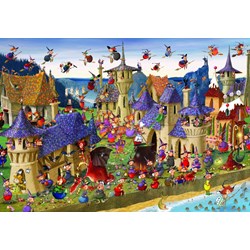 Grafika Kids (00880) - François Ruyer: "Witches" - 100 pieces puzzle