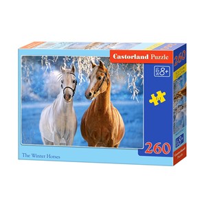 Castorland (B-27378) - "The Winter Horses" - 260 pieces puzzle