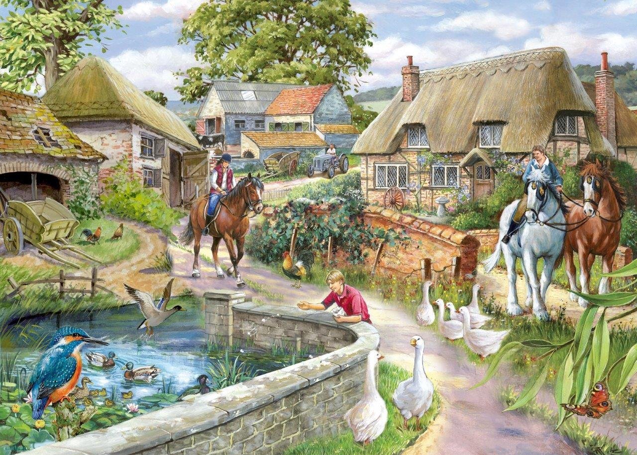 House of Puzzles "News At Ten" Castleford Collection 1000pc Jigsaw Puzzle 