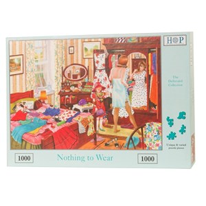 The House of Puzzles (3251) - "Nothing To Wear" - 1000 pieces puzzle