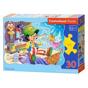 Castorland (B-03662) - "Pinocchio" - 30 pieces puzzle