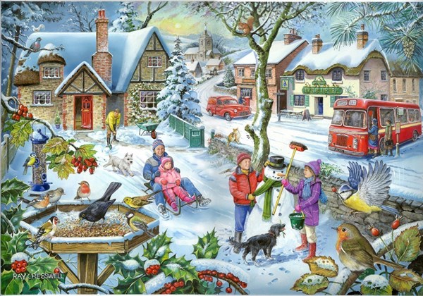 The House of Puzzles (2728) - "In The Snow" - 1000 pieces puzzle