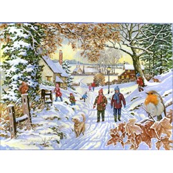 The House of Puzzles (4388) - "Snowy Walk" - 500 pieces puzzle