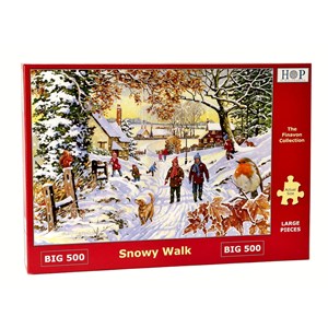 The House of Puzzles (4388) - "Snowy Walk" - 500 pieces puzzle
