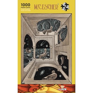PuzzelMan (863) - M. C. Escher: "Different World" - 1000 pieces puzzle