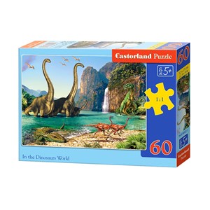 Castorland (B-06922) - "Dinosaurs" - 60 pieces puzzle
