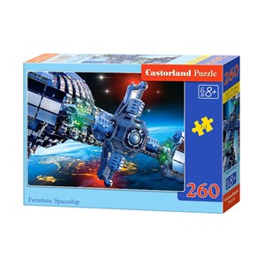 Castorland (B-27408) - "Futuristic Spaceship" - 260 pieces puzzle