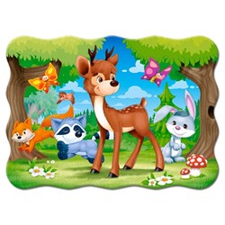 Castorland (B-03570) - "A Deer and Friends" - 30 pieces puzzle