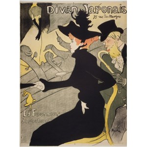 Grafika Kids (00453) - Henri de Toulouse-Lautrec: "Divan Japonais, 1892-1893" - 300 pieces puzzle