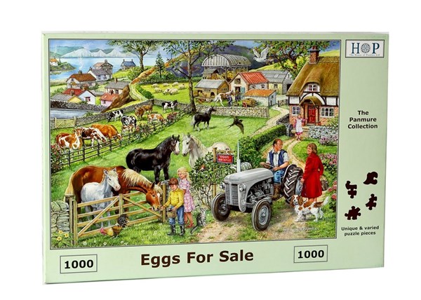 The House of Puzzles (4197) - "Eggs For Sale" - 1000 pieces puzzle
