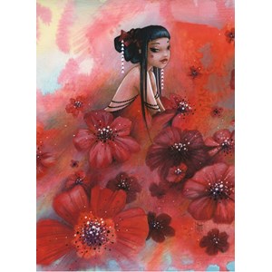 Grafika Kids (00763) - Misstigri: "Pivoines" - 300 pieces puzzle